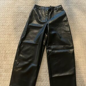 Aritzia faux leather pants
